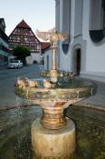 Spatzenbrunnen in Wangen