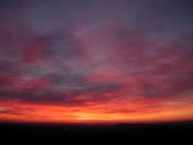 Sonnenaufgang über Gotha 22.10.10