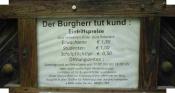 Der Burgherr tut kund