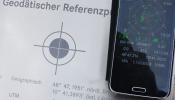 GPS-Check am Geodätischen Referenzpunkt Harburg (Schwaben)