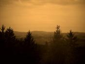 Aussicht in Sepia