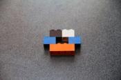 Legofigur beim Start des Caches