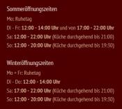 WP2 - Öffnungszeiten Panorama-Gasthof Stemler
