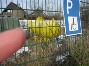 Logbeispielfoto mit Finger