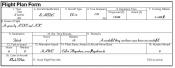 Flight Plan Form