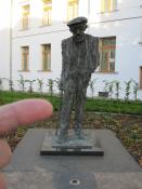 Logbeispielfoto mit Finger