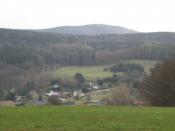 Der Blick zum Berg