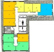 Upper floor plan