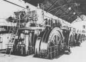 Generatorenhalle nach 1898 (Vollausbau mit 6 Maschinen)
