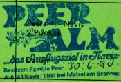 Peeralm-Stempel