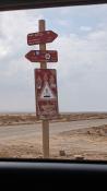 Landmark - turnoff to the parking lot above the cache