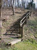 Treppe kurz nach dem Start