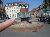 Logbeispielfoto mit Finger