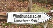 Windhundstadion Schild