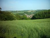 Blick über die "Hölle" nach Camburg