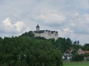 Blick zur Burg Ranis.
