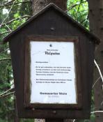 Info-Tafel Naturlehrpfad Floßgraben