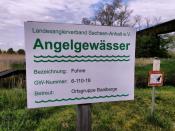 Beschilderung als Angelgewässer