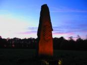 Cappenbergmenhir - Sommerabend