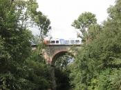 Nordbahn auf alter Eisenbahnbrücke