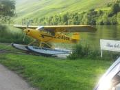 Wasserflugzeug an der Mosel