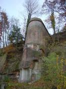 die Riesenstein-Kanzel (von unten)