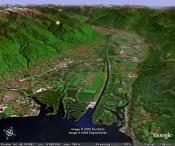 Google Earth: Sicht vom Ticino-Delta
