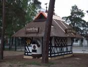 Lebkuchenhaus von Fa.Schmidt mit Ofen und Mandel-Lebkuchen