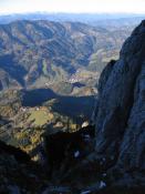 Tiefblick im Jägersteig