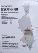 Karte Gemarkung Dossenheim