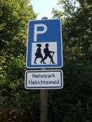 Parkplatzschild