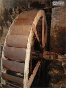 Das Wasserrad der Finkenberger Mühle