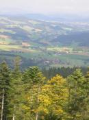 Blick nach Viechtach und Kaitersberg