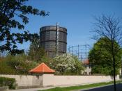 Gasbehaelter vom Gaswerk Augsburg Oberhausen