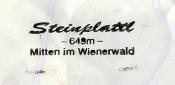 Steinplattl Stempel