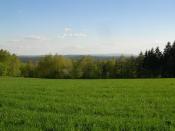 Blick in Richtung Häusellohe, Hengstberg, Hohenberg (Eger)