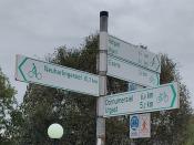 Fahrradwege Kreuzung