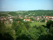 Blick über Burg und Stadt Camburg