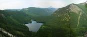 Blick über den Langbathsee vom Schafluckensteig